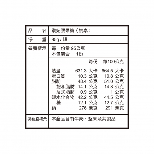 鑽妃腰果糖