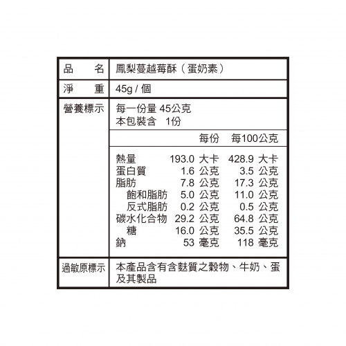 金玉鳳梨酥