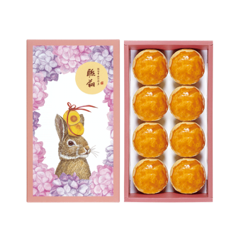花兔禮盒B(綠豆蛋黃)